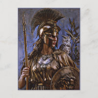 "Vigília Eterna de Athena" Retrato Colorido