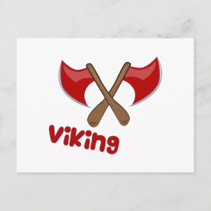 Cartão Postal Viking Ax