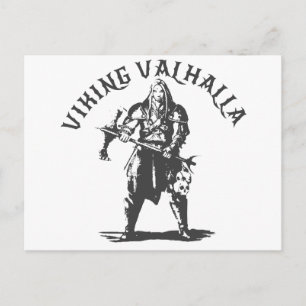 Cartão Postal Viking Valhalla - Design 6
