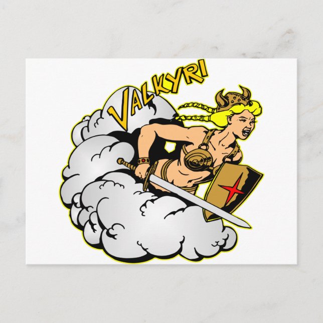 Cartão Postal Viking Valkyri (Frente)