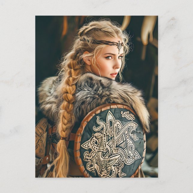 Cartão Postal Viking Women Echoes do Valor (Frente)