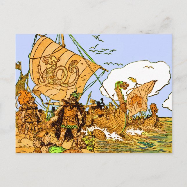 Cartão Postal Vikings (Frente)