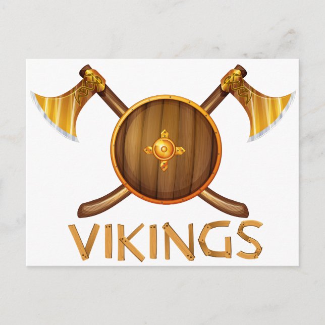 Cartão Postal Vikings (Frente)