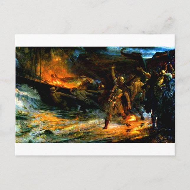 Cartão Postal vikings (Frente)