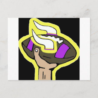 Cartão Postal vikings football