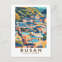 Vila Cultural de Gamcheon de Busan Viagem Arte Vin