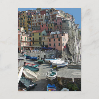 Cartão Postal Vila Italia Cinque Terre de Riomaggiore
