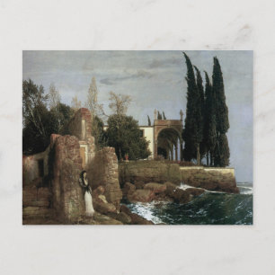 Cartão Postal Villa By Sea by Arnold Bocklin, Symbolism Art