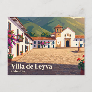 Cartão Postal Villa de Leyva, Boyacá, Colômbia