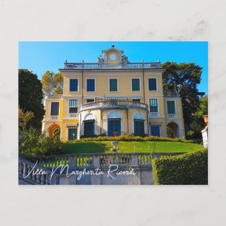 Cartão Postal Villa Margherita Ricordi Grianti Lake Como Itália