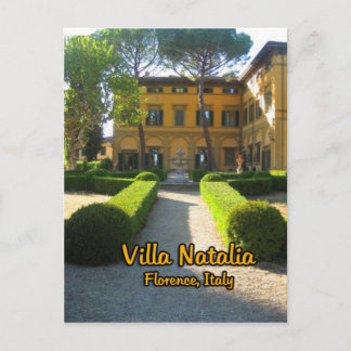 Cartão Postal Villa Natalia Florence Itália