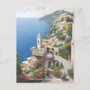 Cartão Postal Villa Treville Positano Itália