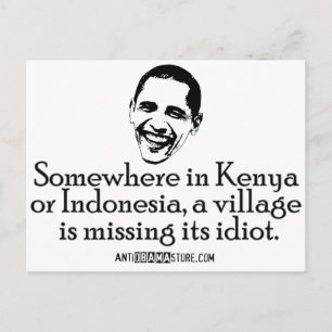 Cartão Postal Villiage Idiot