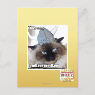 Cartão Postal Vim para a nossa aldeia