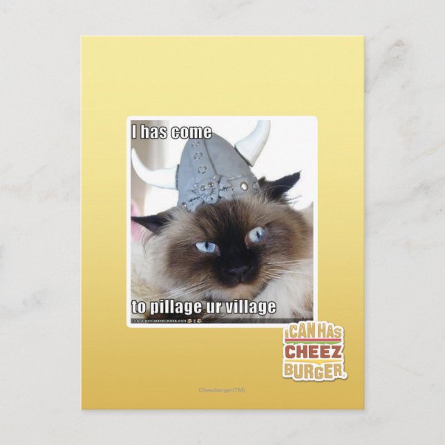 Cartão Postal Vim para a nossa aldeia (Frente)