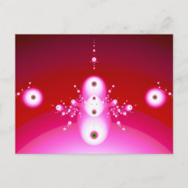 Cartão Postal Vimos Em Paz Aliens Abstrato