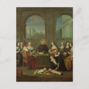 Cartão Postal Vincent de Paul e as Irmãs da Caridade