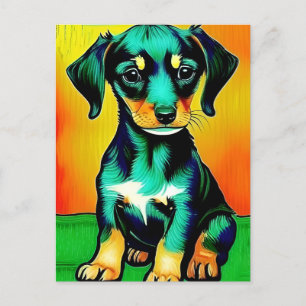 Cartão Postal Vincent Van Dog