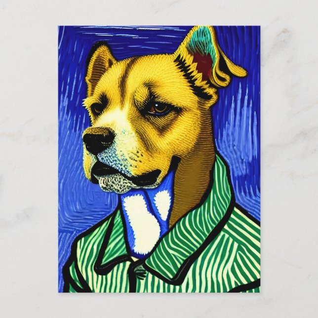 Cartão Postal Vincent Van Dog (Frente)