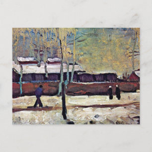 Cartão Postal Vincent Van Gogh - A Antiga Estação Em Eindhoven