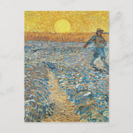 Cartão Postal Vincent Van Gogh, A Arte Da Pintura Da Chuva