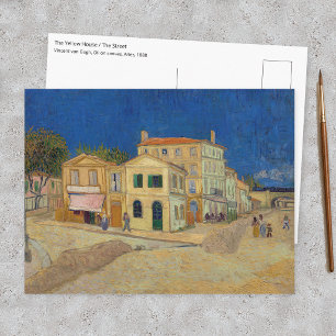 Cartão Postal Vincent van Gogh - A Casa Amarela / A Rua