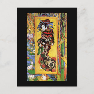 Cartão Postal Vincent Van Gogh - A Cortesã - Geisha Japonesa