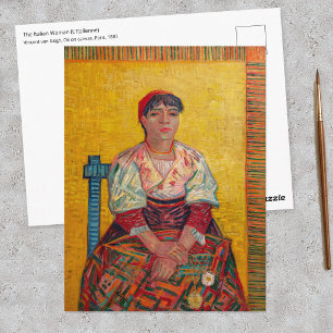 Cartão Postal Vincent Van Gogh - A Mulher Italiana