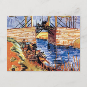 Cartão Postal Vincent Van Gogh - A Ponte de Langlois em Arles