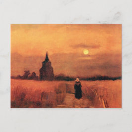 Cartão Postal Vincent Van Gogh - A Torre Velha Nos Campos
