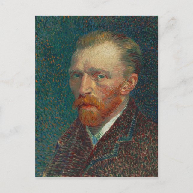 Cartão Postal Vincent Van Gogh autorretrato (Frente)