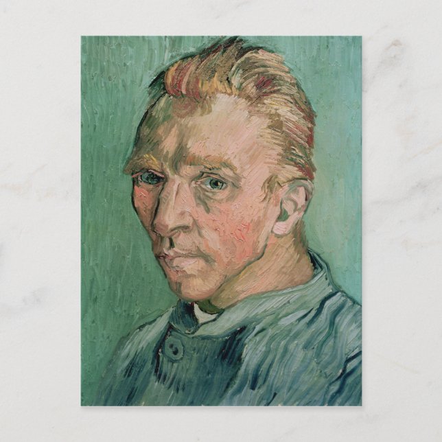 Cartão Postal Vincent van Gogh | Autorretrato, 1889 (Frente)