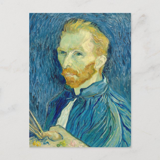 Cartão Postal Vincent Van Gogh autorretrato 1889 (Frente)