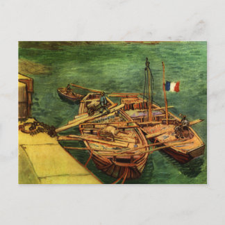 Cartão Postal Vincent Van Gogh Boats