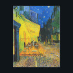 Cartão Postal Vincent Van Gogh Cafe Terrace À Noite Em Belas Art<br><div class="desc">Vincent Van Gogh Cafe Terrace Na Noite Cartão Postal De Arte Bons</div>