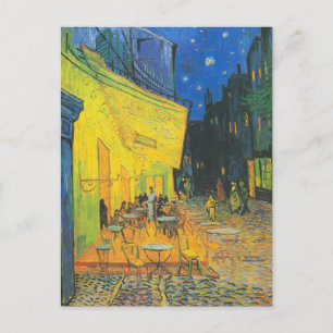 Cartão Postal Vincent Van Gogh Cafe Terrace Masterícula