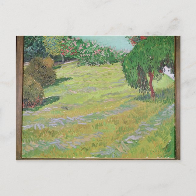 Cartão Postal Vincent van Gogh | Campo à luz do sol, 1888 (Frente)