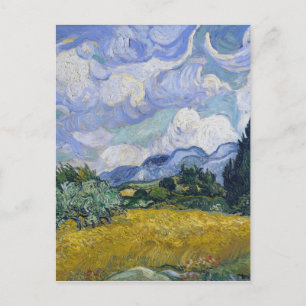 Cartão Postal Vincent Van Gogh - Campo de Trigo com Cipras
