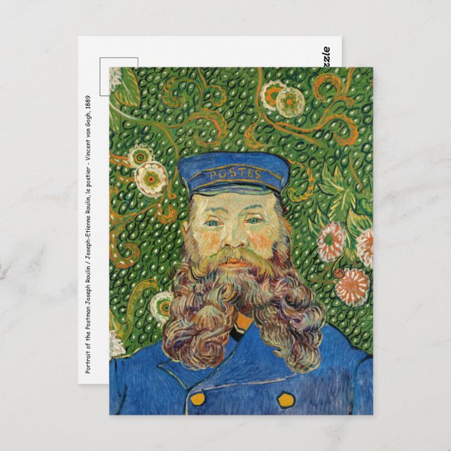 Cartão Postal Vincent Van Gogh - Carteiro Joseph Roulin (Frente/Verso)
