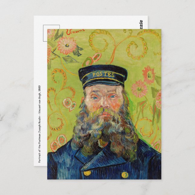 Cartão Postal Vincent Van Gogh - Carteiro Joseph Roulin (Frente/Verso)