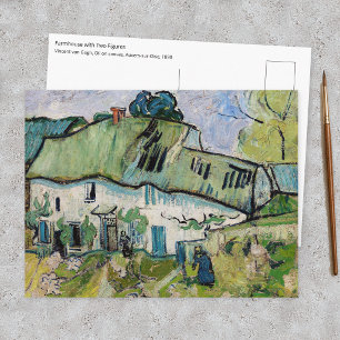 Cartão Postal Vincent van Gogh - Casa de Campo com Duas Figuras