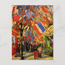 Cartão Postal Vincent Van Gogh - Celebração de 14 de Julho