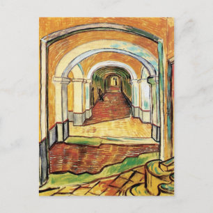 Cartão Postal Vincent Van Gogh - Corredor do Hospital Saint-Paul