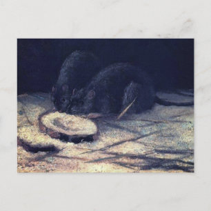 Cartão Postal Vincent Van Gogh - Dois Ratos - Rat Lover Fine Art