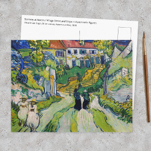Cartão Postal Vincent van Gogh - Escadaria em Auvers
