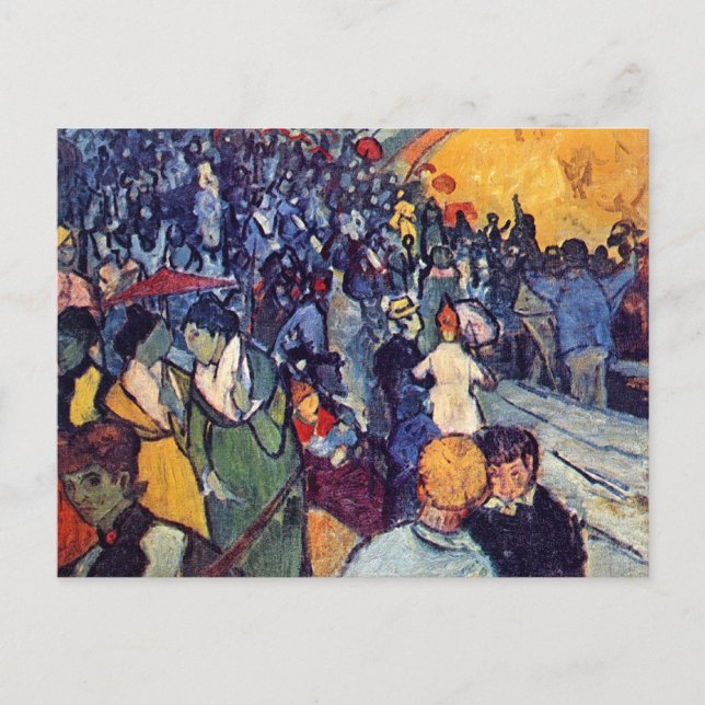 Cartão Postal Vincent Van Gogh - Espectadores Na Arena (Frente)