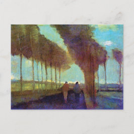 Cartão Postal Vincent Van Gogh - Estrada Rural Com Duas Figuras