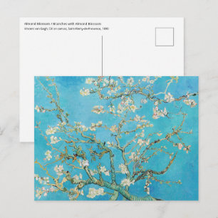 Cartão Postal Vincent van Gogh - Flor de Amendoeira