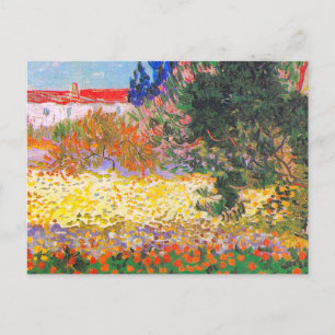 Cartão Postal Vincent Van Gogh Flor Garden