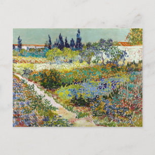Cartão Postal Vincent van Gogh Garden em Arles